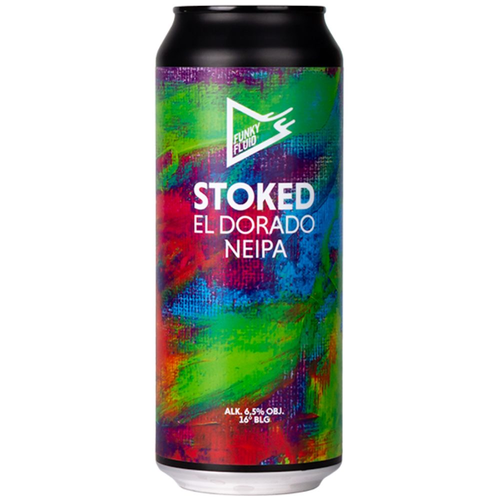 Piwo Funky Fluid Stoked 6,5% 500 ml Puszka
