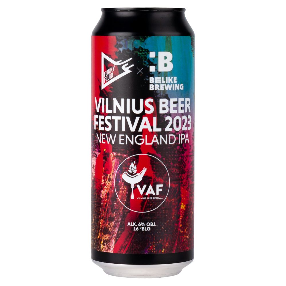 Piwo Funky Fluid Vilnius Beer Festival 6% 500 ml Puszka