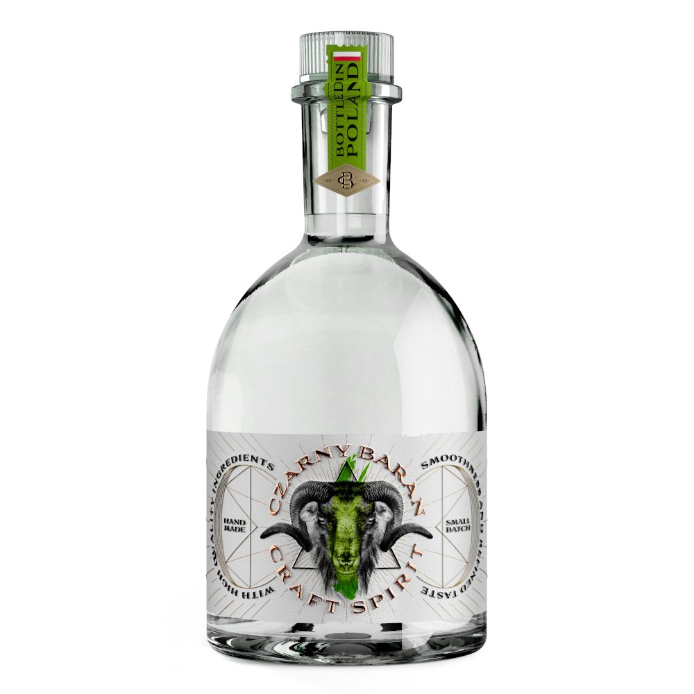 Okowita Czarny Baran Apple 40% 500 ml