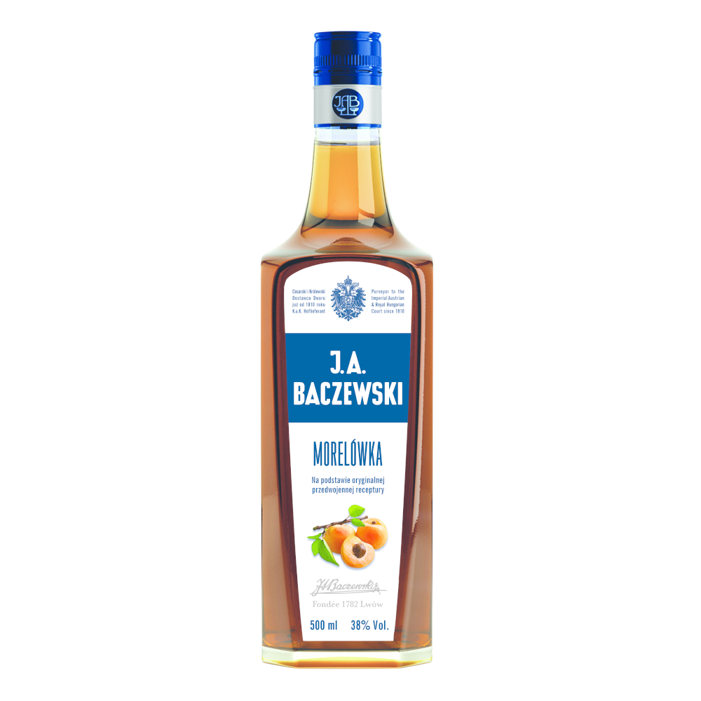 Wódka J.A. Baczewski Morelówka 38% 500 ml