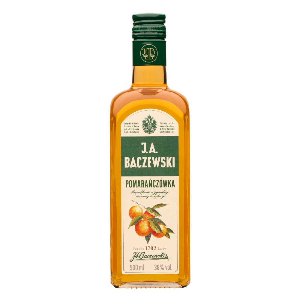 Wódka J.A. Baczewski Pomarańczówka 38% 500 ml