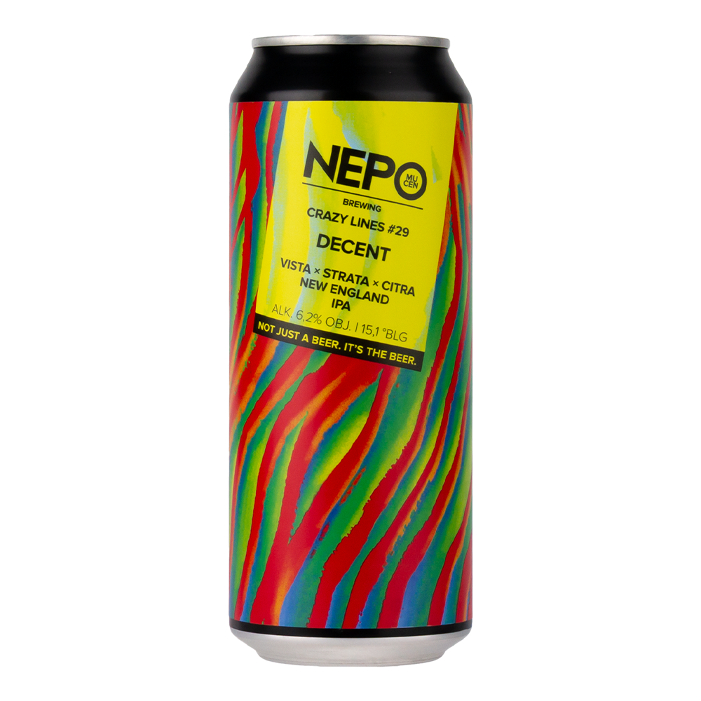 Piwo Nepo Decent - Crazy Lines #29 6,2% 500 ml puszka