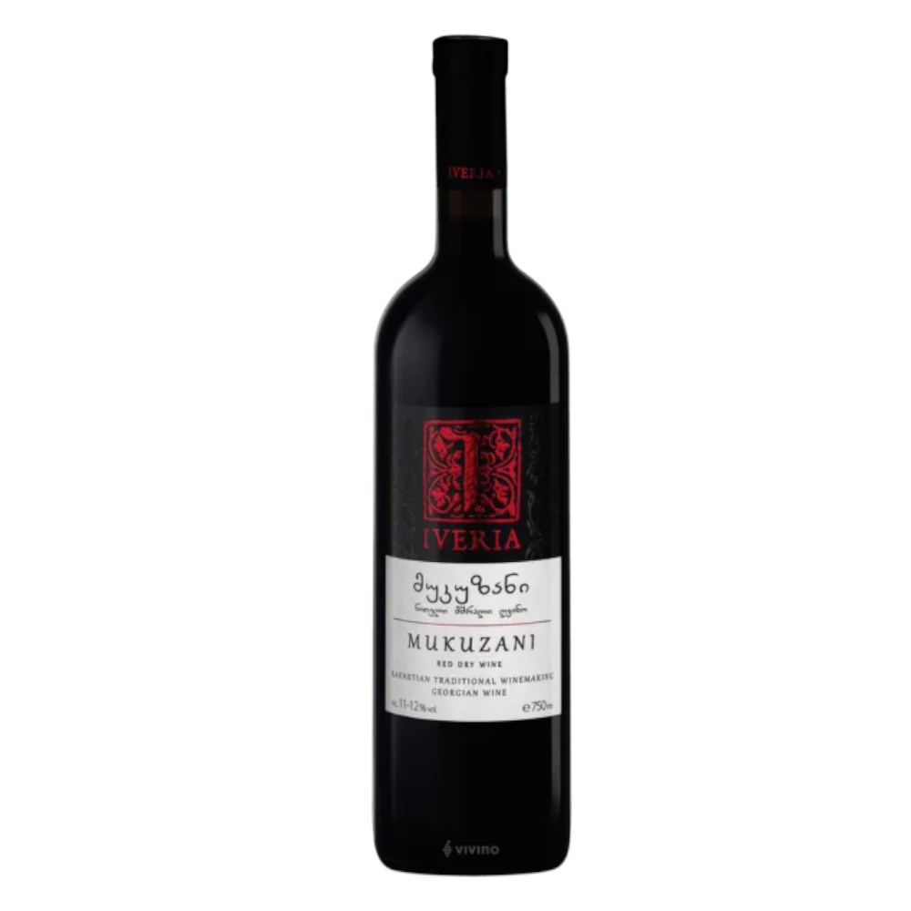 Wino Iveria Mukuzani Premium 2022 12% białe wytrawne 750 ml