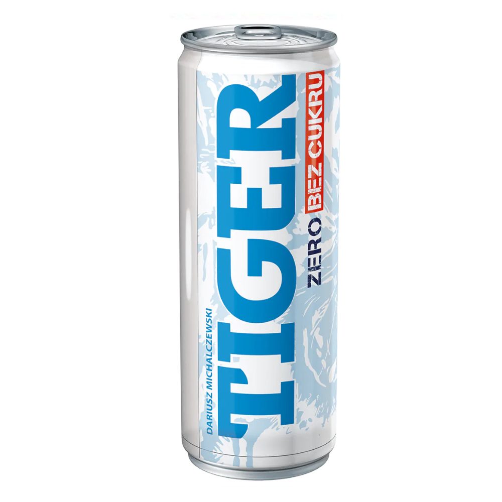 Energetyk Tiger Bez Cukru 250 ml puszka