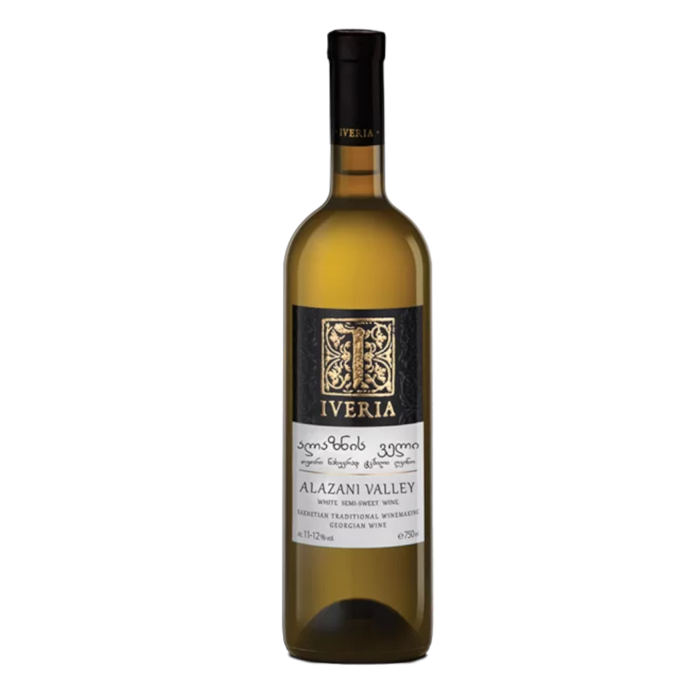 Wino Iverai Alazani White 2022 11,5% białe półsłodkie 750 ml