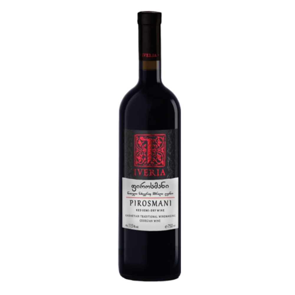 Wino Iveria Pirosmanii Red 2022 11,5% czerwone półwytrawne 750 ml