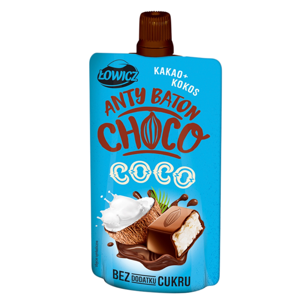 Łowicz Anty Baton Choco Coco Mus kakao + kokos 100 g