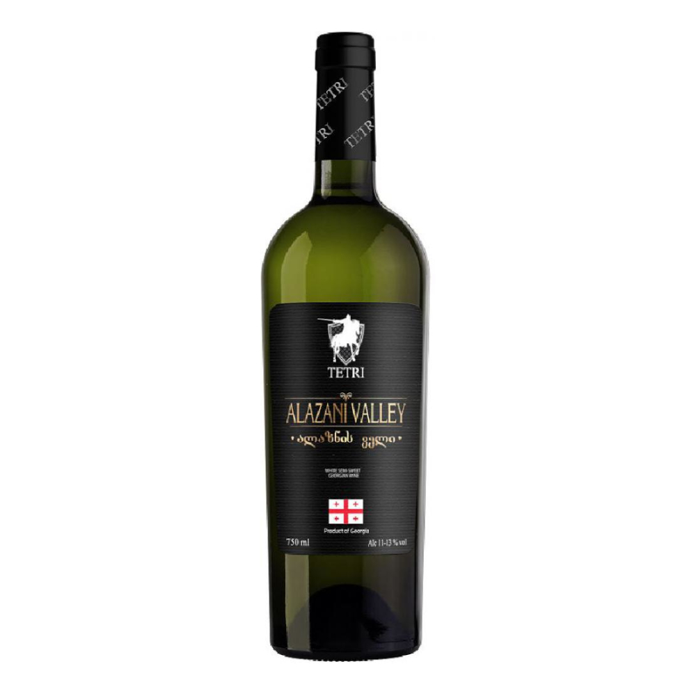 Wino Tetri Alazani Valley 12% białe półsłodkie 750 ml