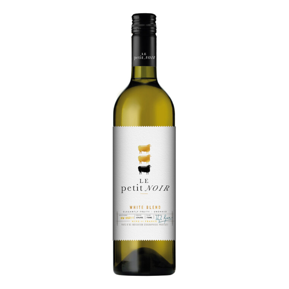 Wino Le Petit Noir 13,5% białe półwytrawne 750 ml