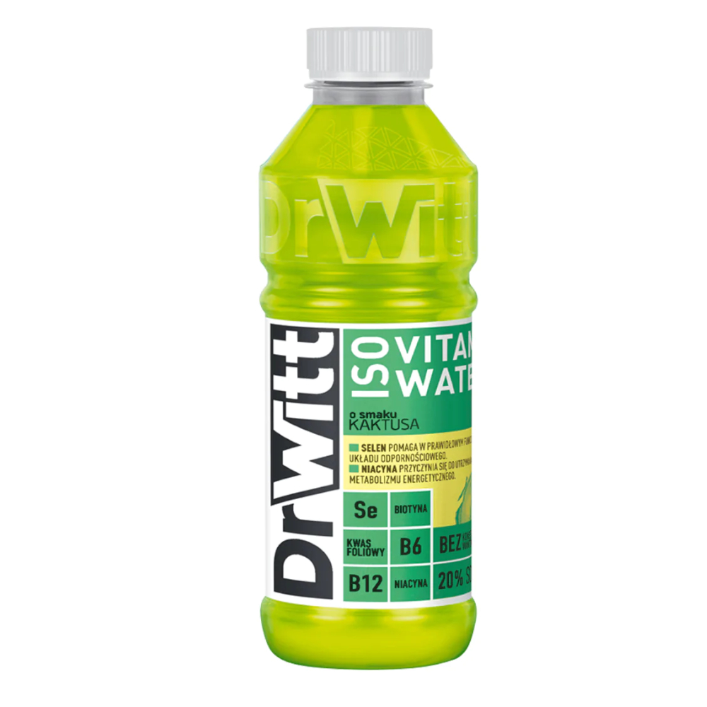 Napój Dr Witt Vitamin Water kaktus i jagoda 550 ml