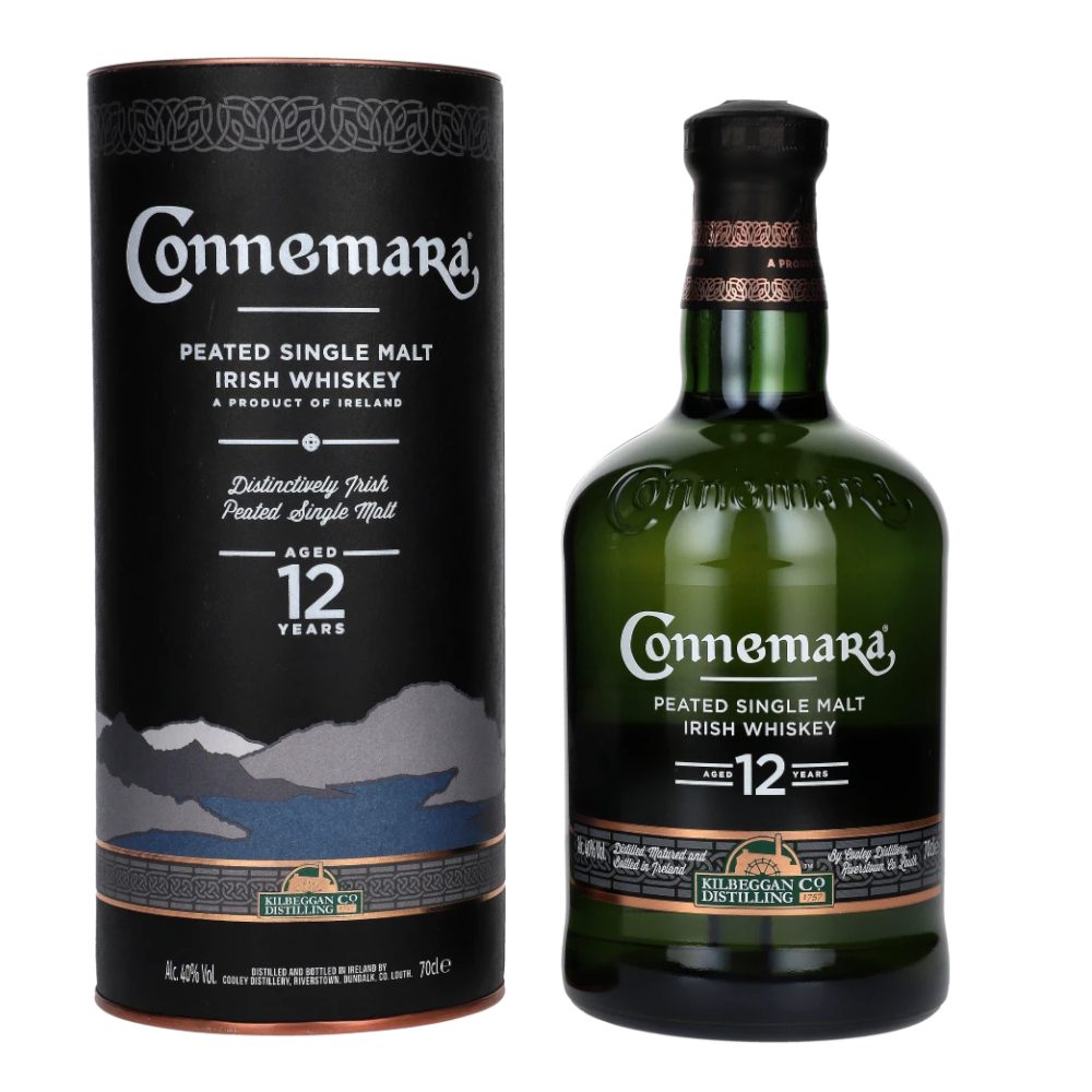 Whisky Connemara 12 YO Peated 40% 700 ml Tuba