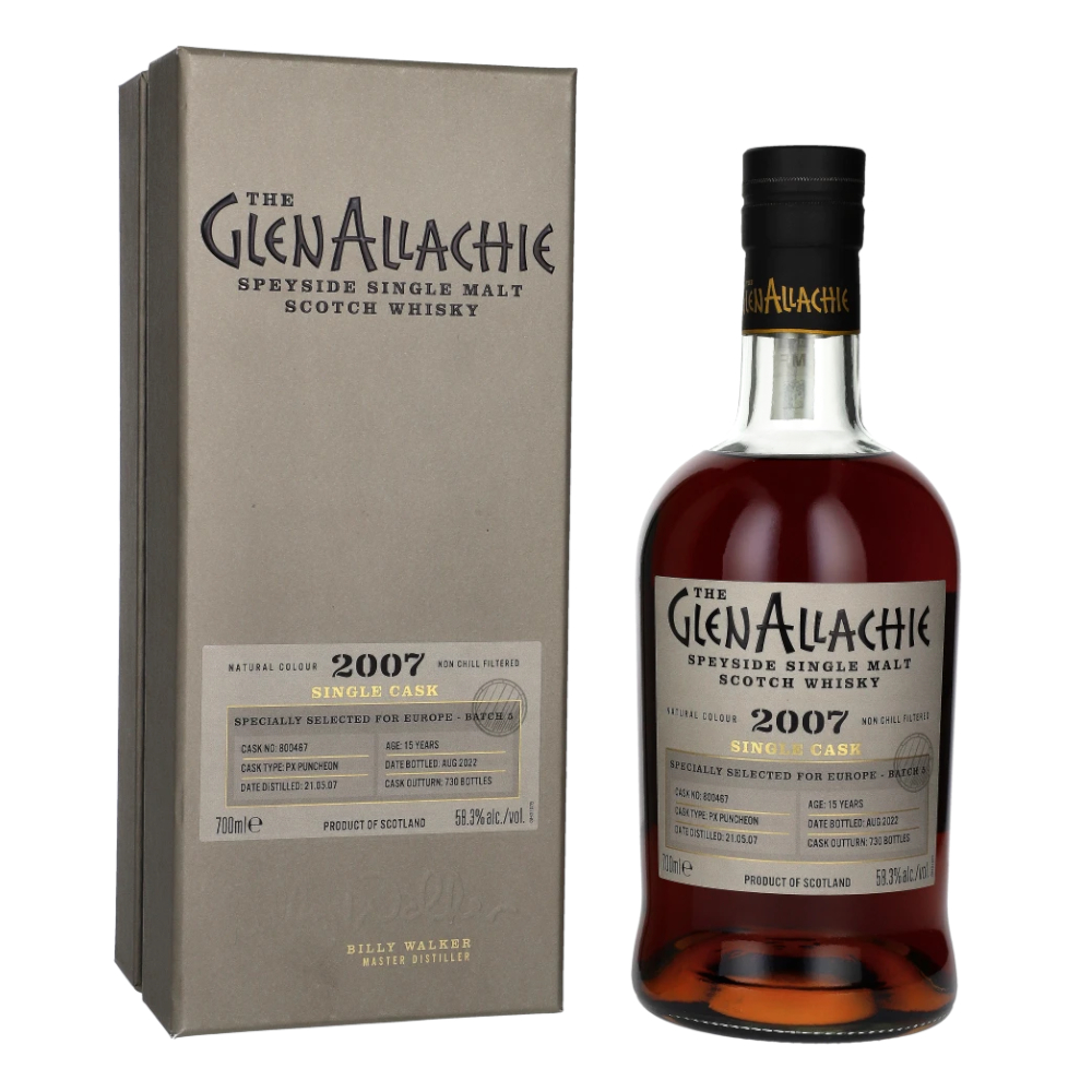 Whisky Glenallachie Px Pun 15 YO 58,3% 700 ml Kartonik