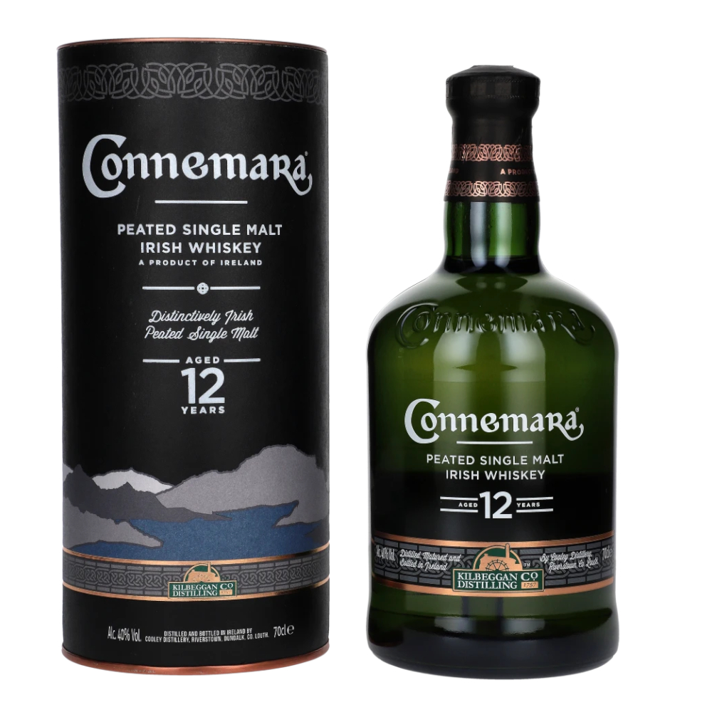 Whisky Connemara 12 YO Peated 40% 700 ml Tuba