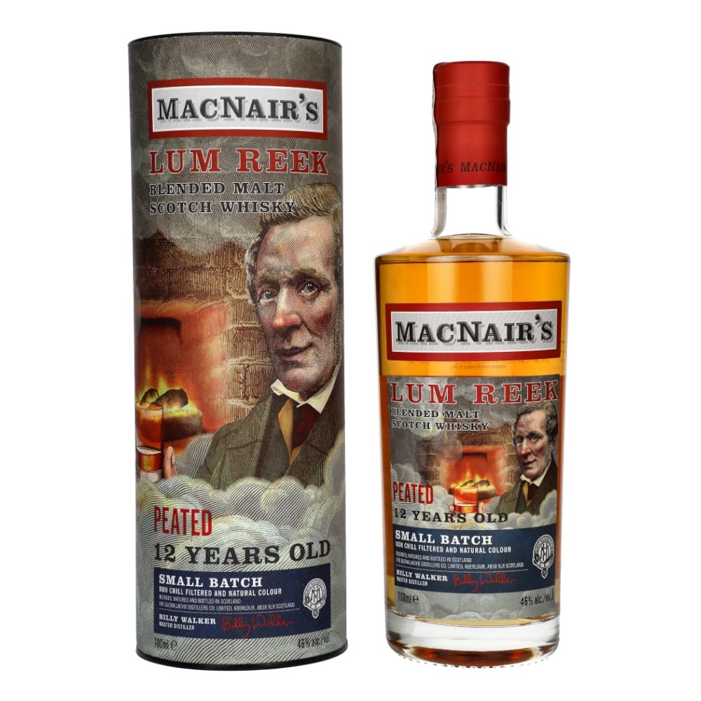 Whisky Macnair's Lum Reek Peat 12 YO 46% 700 ml tuba