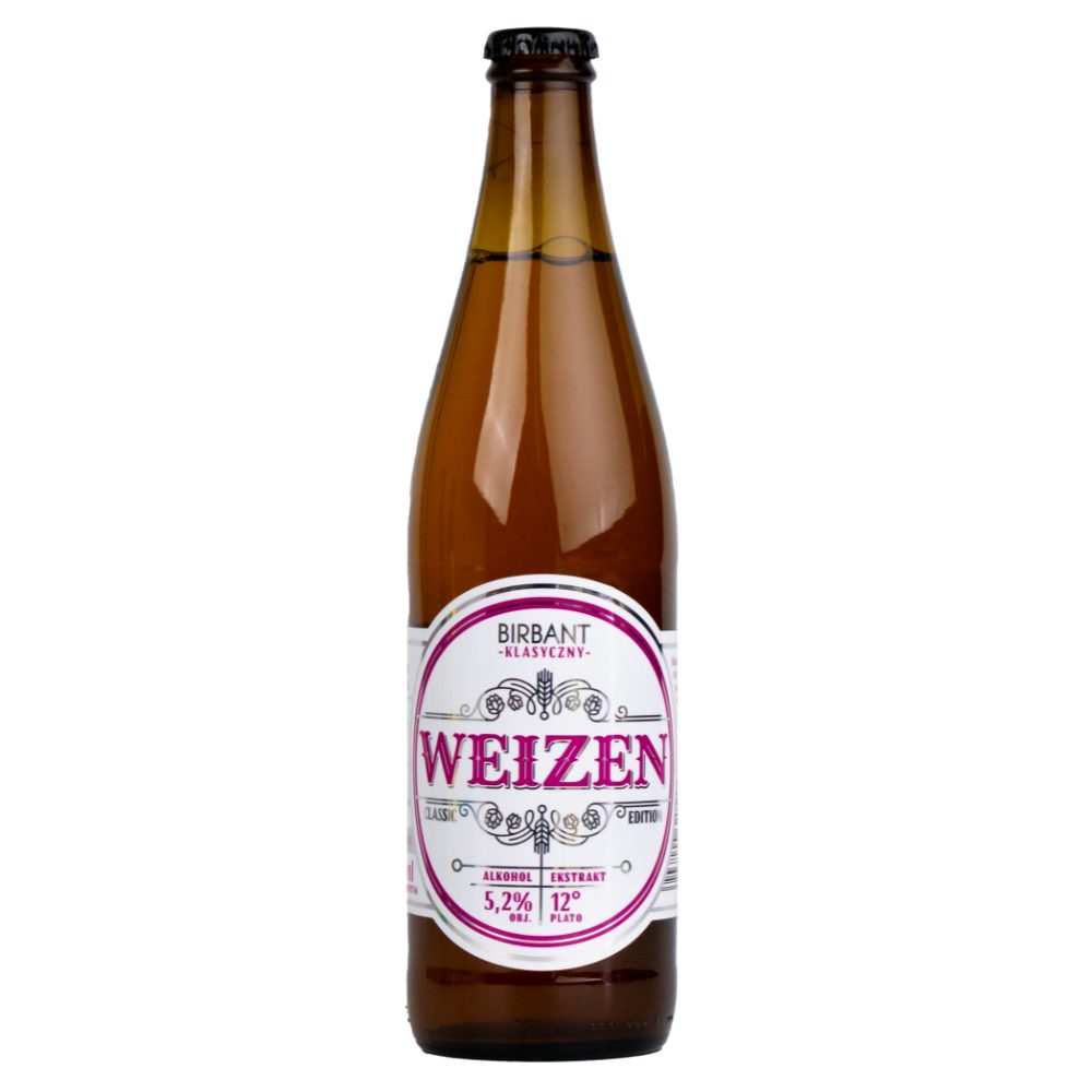 Piwo Birbant Weizen Klasyczny 5,2% 500 ml