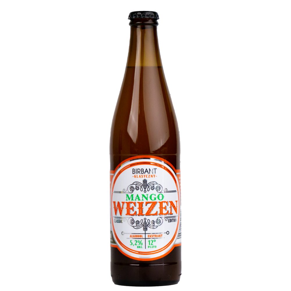 Piwo Birbant Weizen Mango 5,2% 500 ml