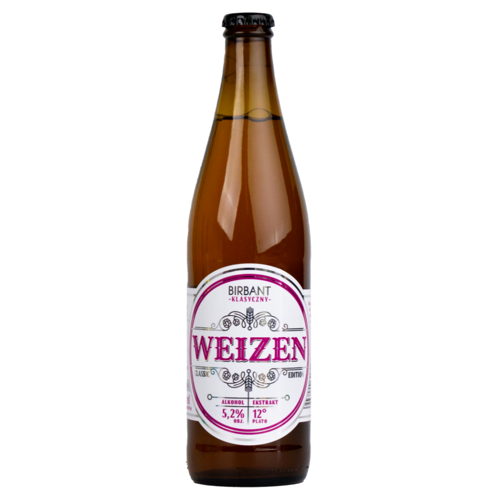 Piwo Birbant Weizen Klasyczny 5,2% 500 ml