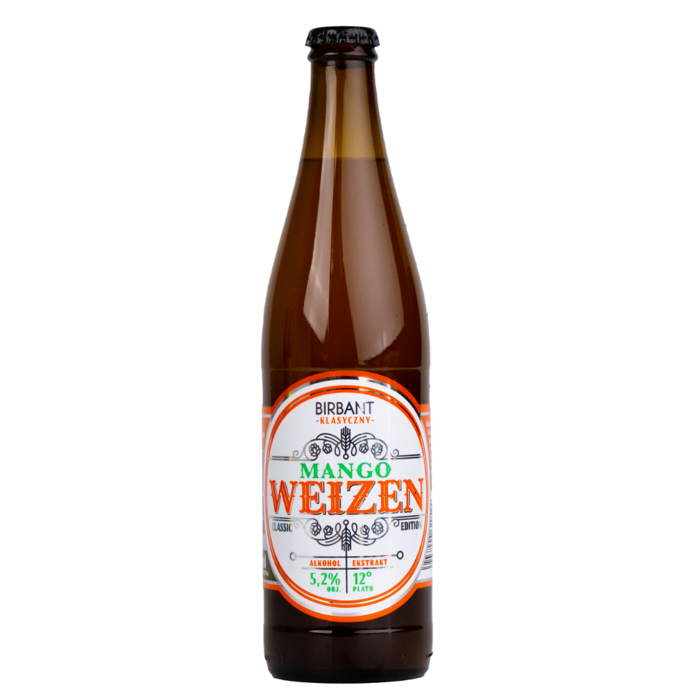 Piwo Birbant Weizen Mango 5,2% 500 ml