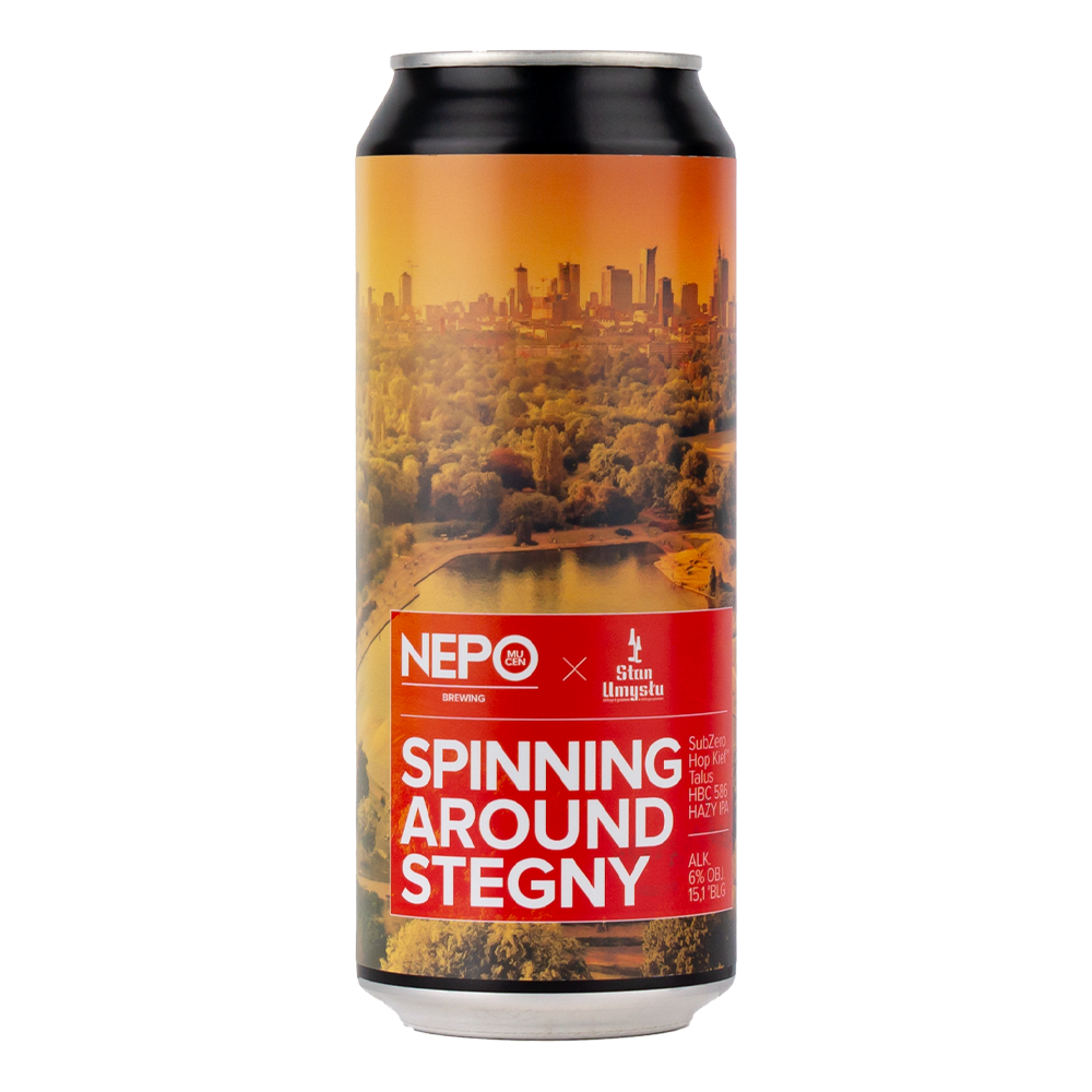 Piwo Nepo Spinning Around Stegny 6% 500 ml puszka