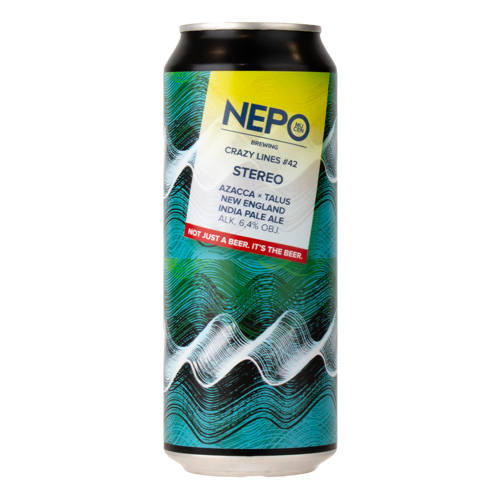 Piwo Nepo Stereo - Crazy Lines #42 6,4% 500 ml puszka