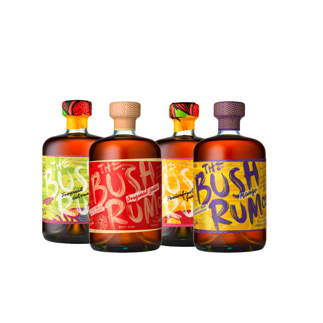 Rum The Bush Rum zestaw 4 butelki