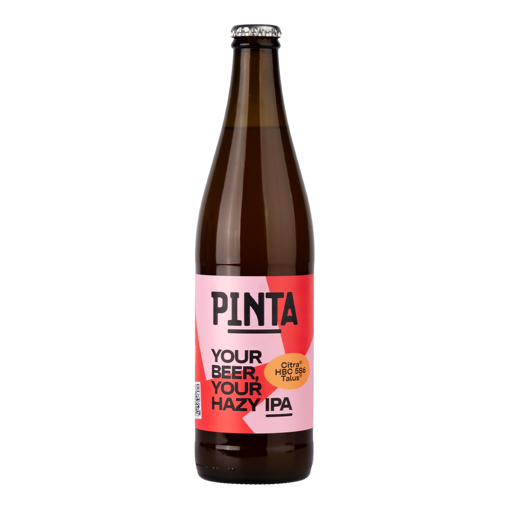 Piwo Pinta Your Beer, Your Hazy Ipa Citra & hbc 586 & Talus 6% 500 ml