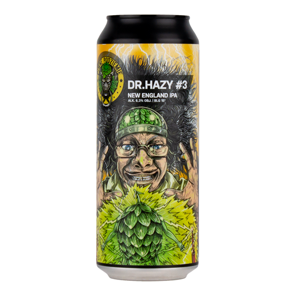 Piwo Piwne Podziemie Dr. Hazy #3 6,3% 500 ml puszka