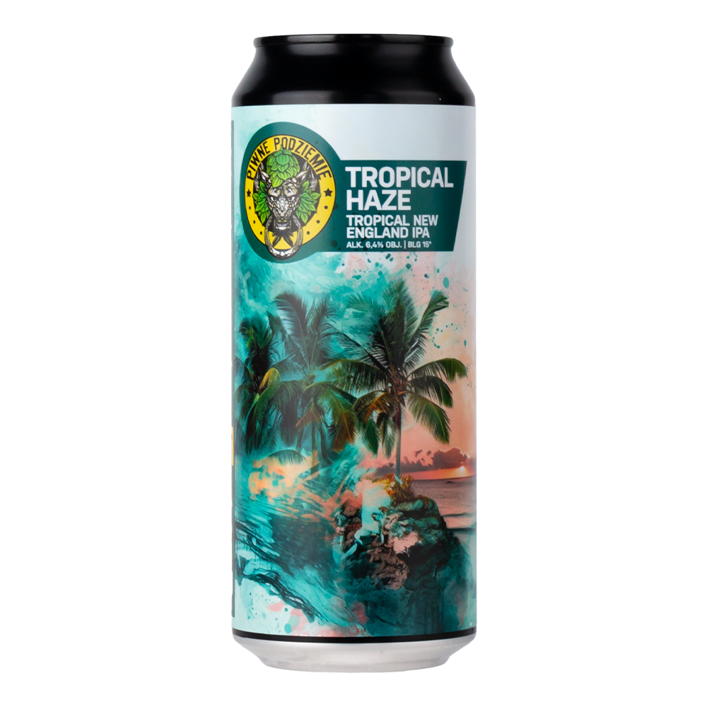 Piwo Piwne Podziemie Tropical Haze 6,4% 500 ml Puszka