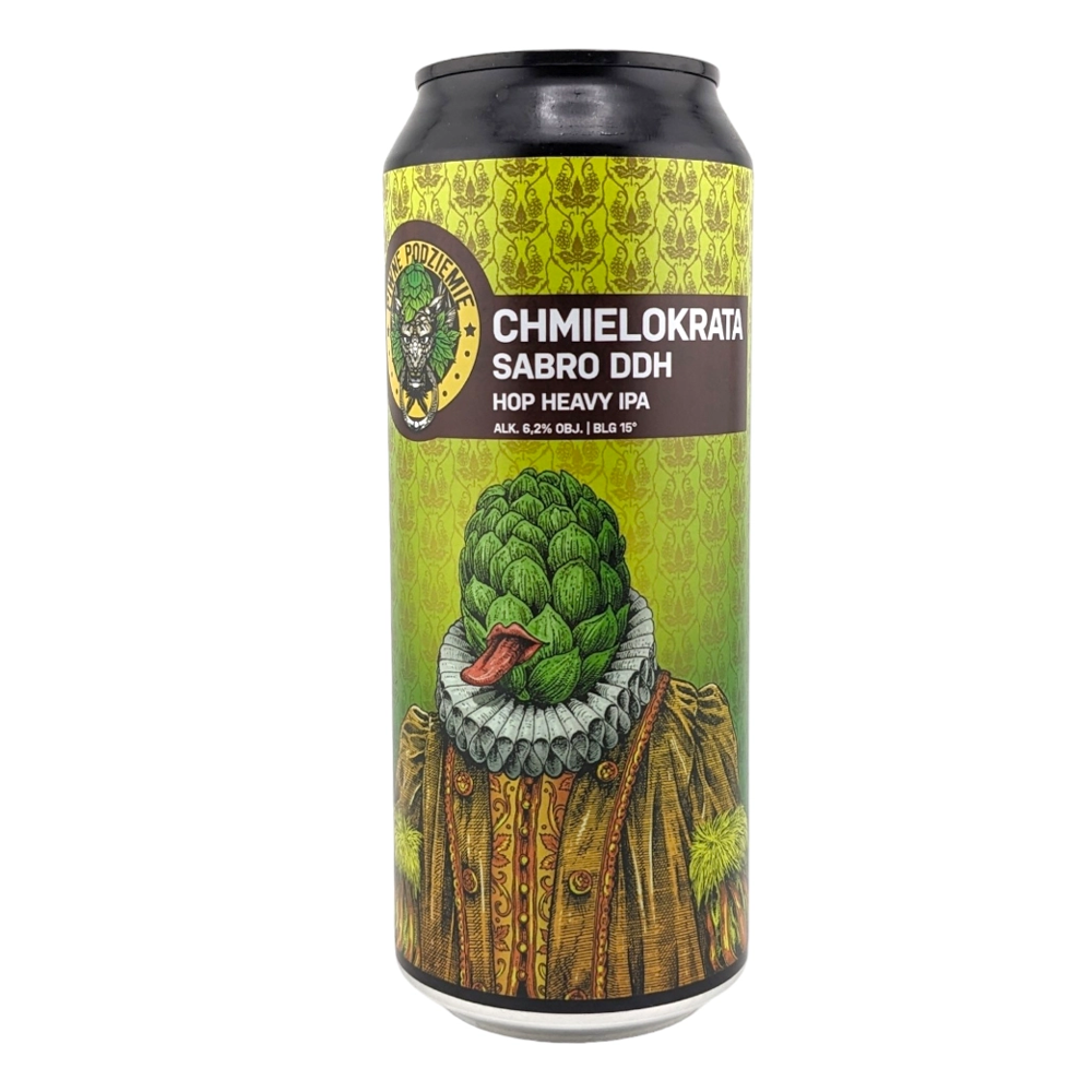 Piwo Piwne Podziemie Chmielokrata Sabro ddh 6,2% 500 ml puszka