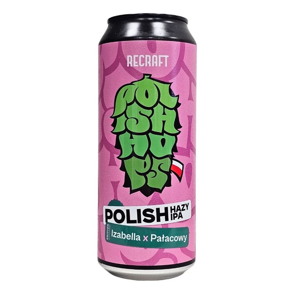 Piwo Recraft Polish Hazy Ipa Izabella & Pałacowy 5,4% 500 ml puszka