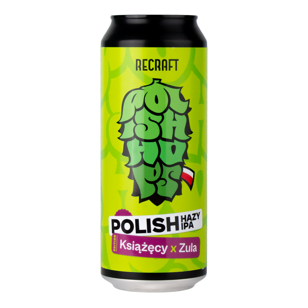 Piwo Recraft Polish Hazy Ipa Książęcy & Zula 5,4% 500 ml puszka