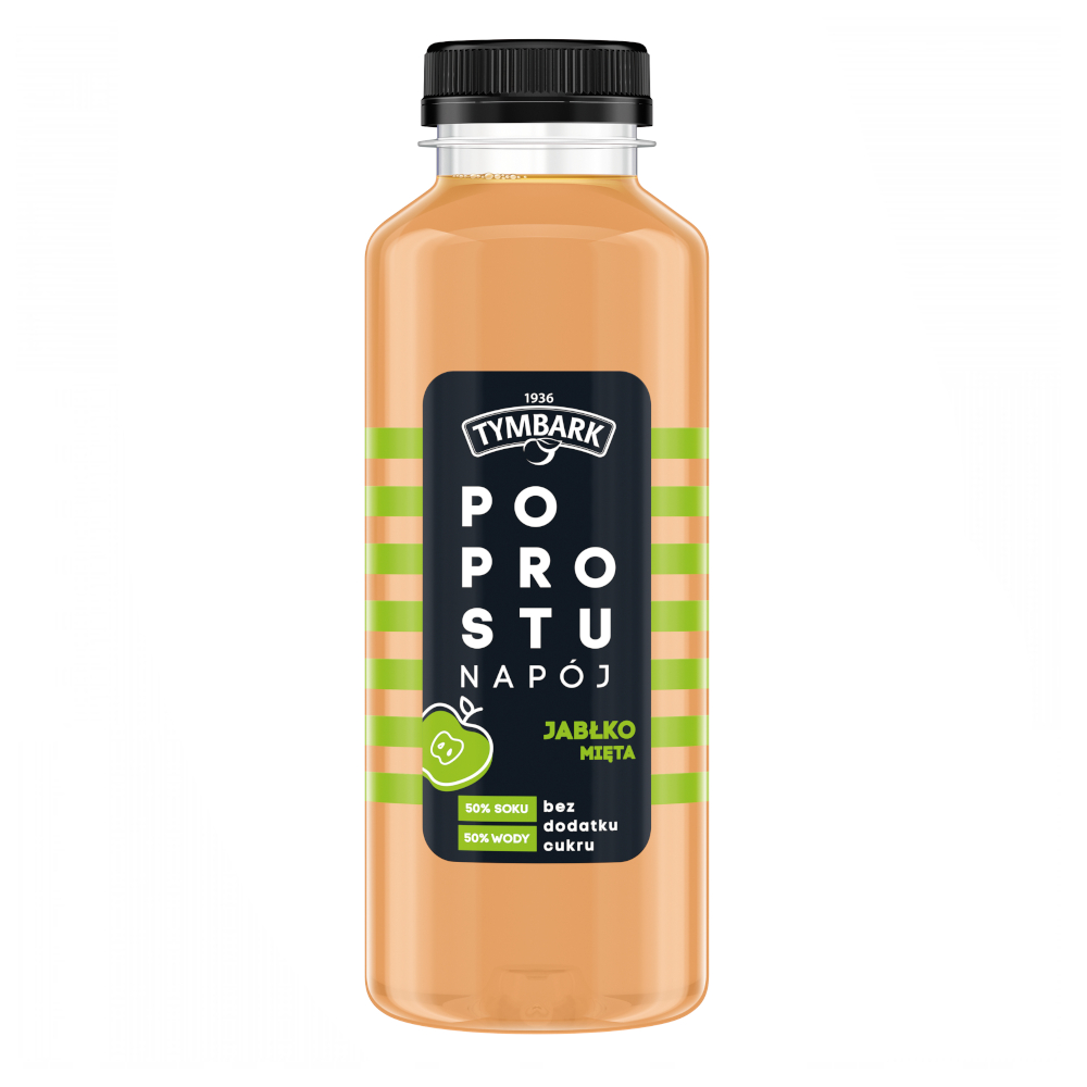 Napój Tymbark Po prostu Rześki Owoc Jabłko Mięta 400 ml