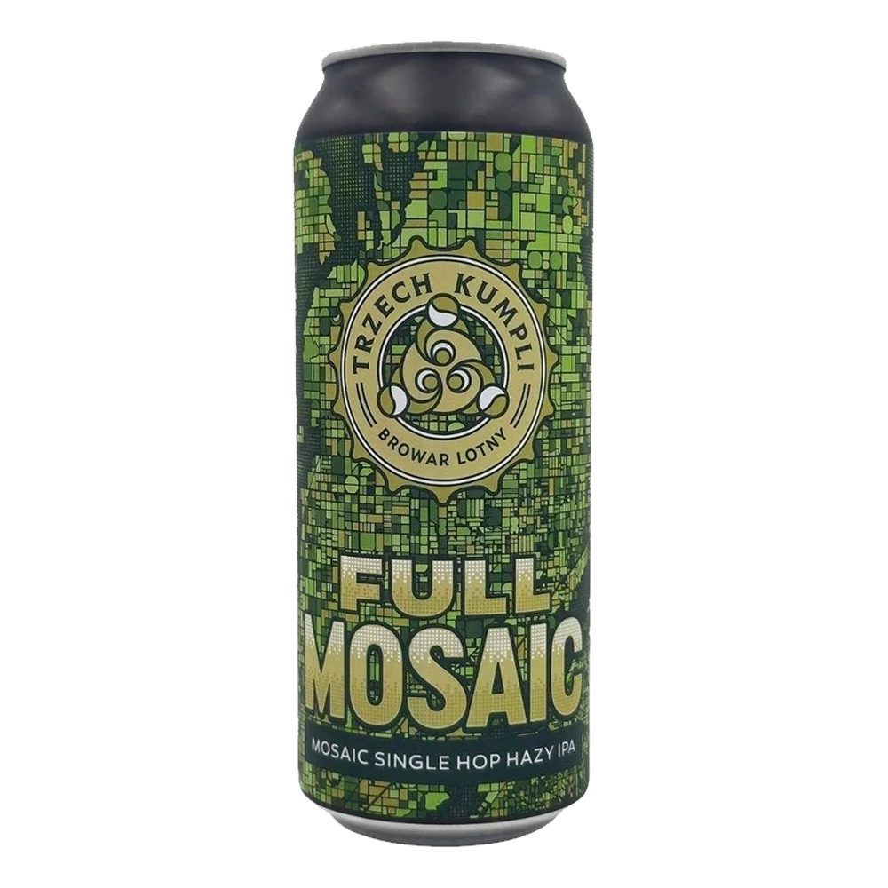 Piwo Trzech Kumpli Full Mosaic Single Hop Hazy IPA 6% 500 ml puszka