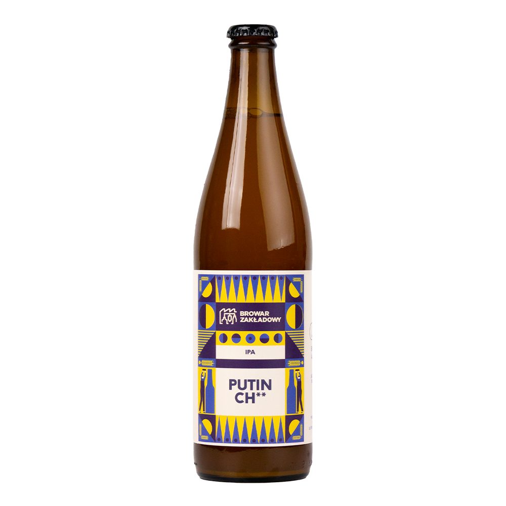 Piwo Zakładowy Putin Ch** 5,8% 500 ml