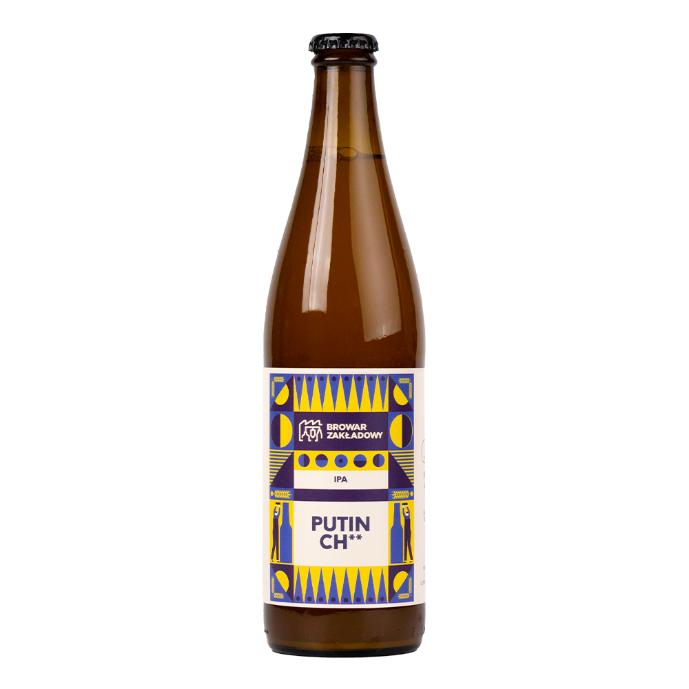 Piwo Zakładowy Putin Ch** 5,8% 500 ml