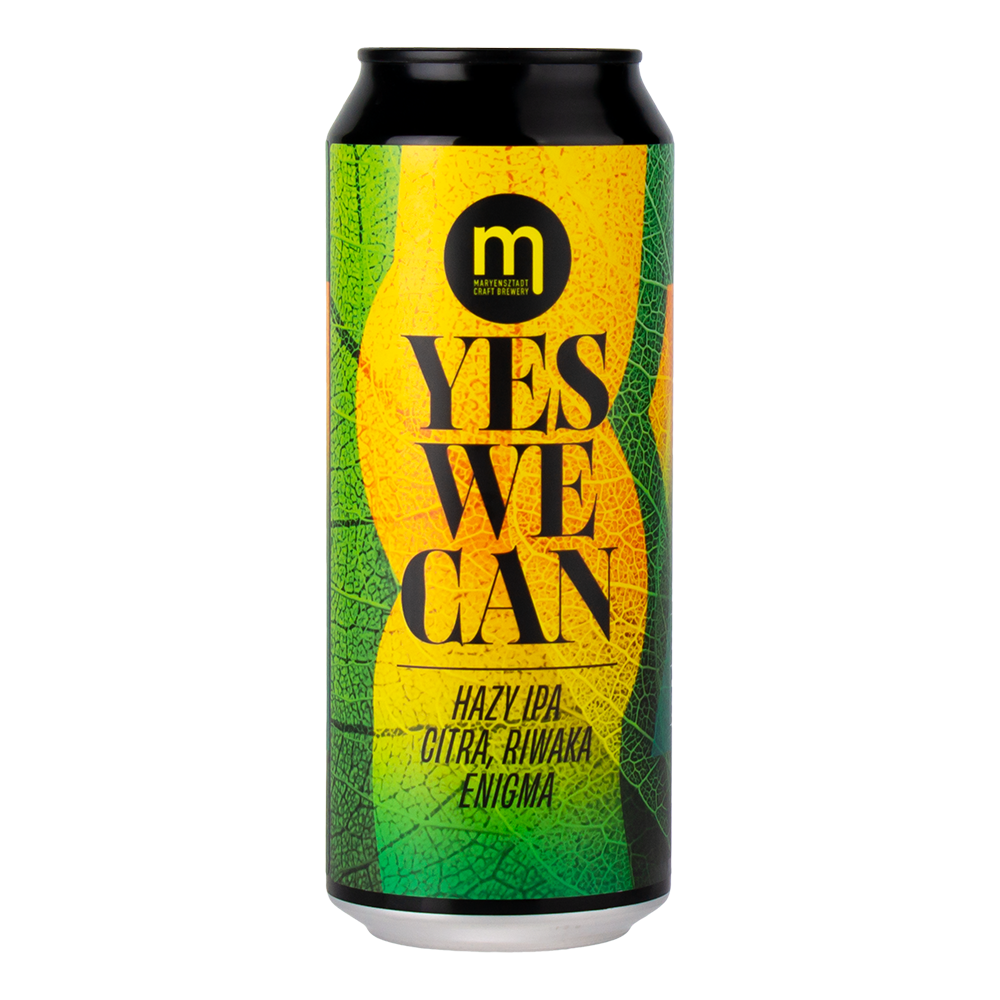 Piwo Maryensztadt Yes We Can Hazy Ipa Citra-Riwaka-Enigma 4,2% 500 ml puszka