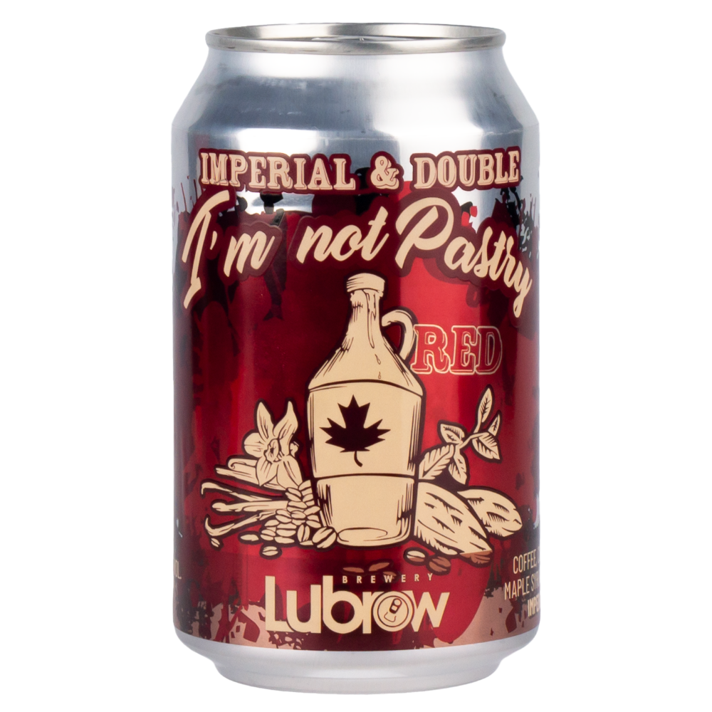 Piwo Lubrow Double I'm Not Pastry Red 11,2% 330 ml Puszka