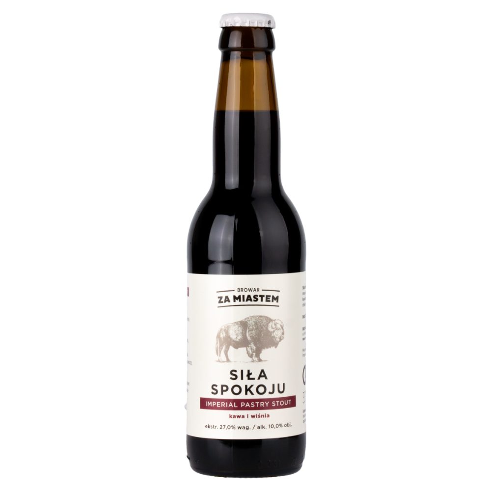 Piwo Za Miastem Siła Spokoju Kawa i Wiśnia 10% 330 ml