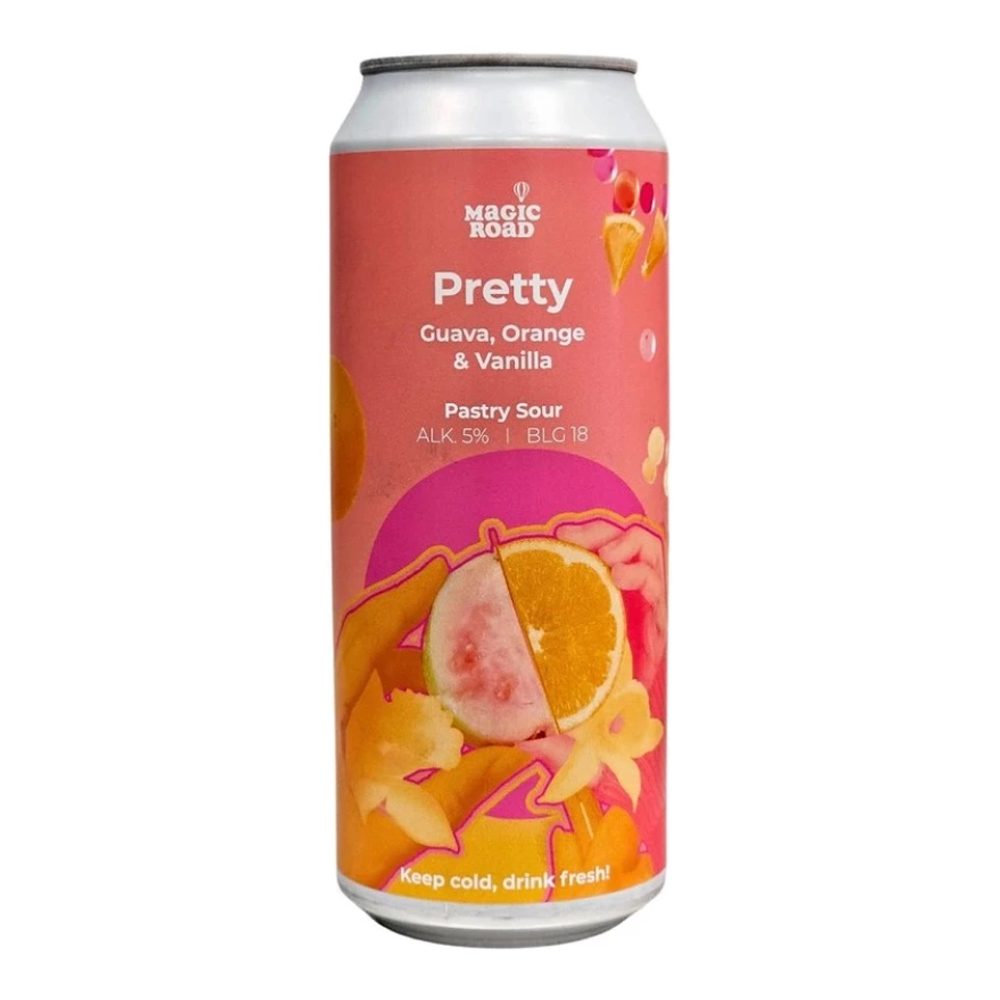 Piwo Magic Road Beauty Mango, Passionfruit, Guava & Vanilla 5,5% 500 ml puszka