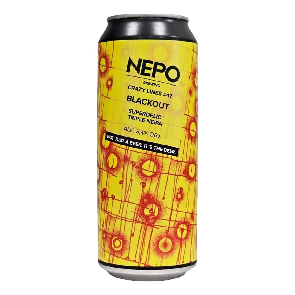 Piwo Nepo Blackout - Crazy Lines #47 8,4% 500 ml puszka