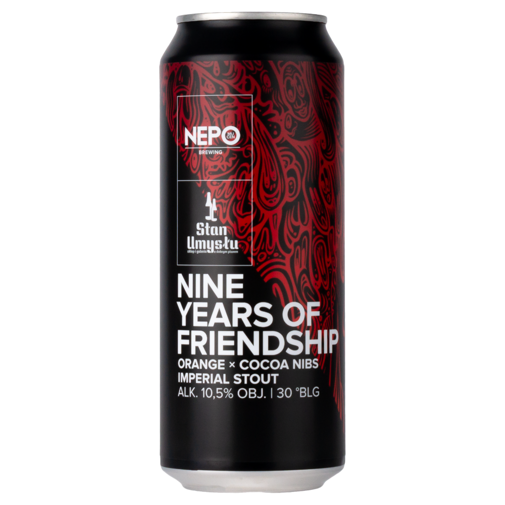 Piwo Nepo Nine Years of Friendship 10,5% 500 ml Puszka