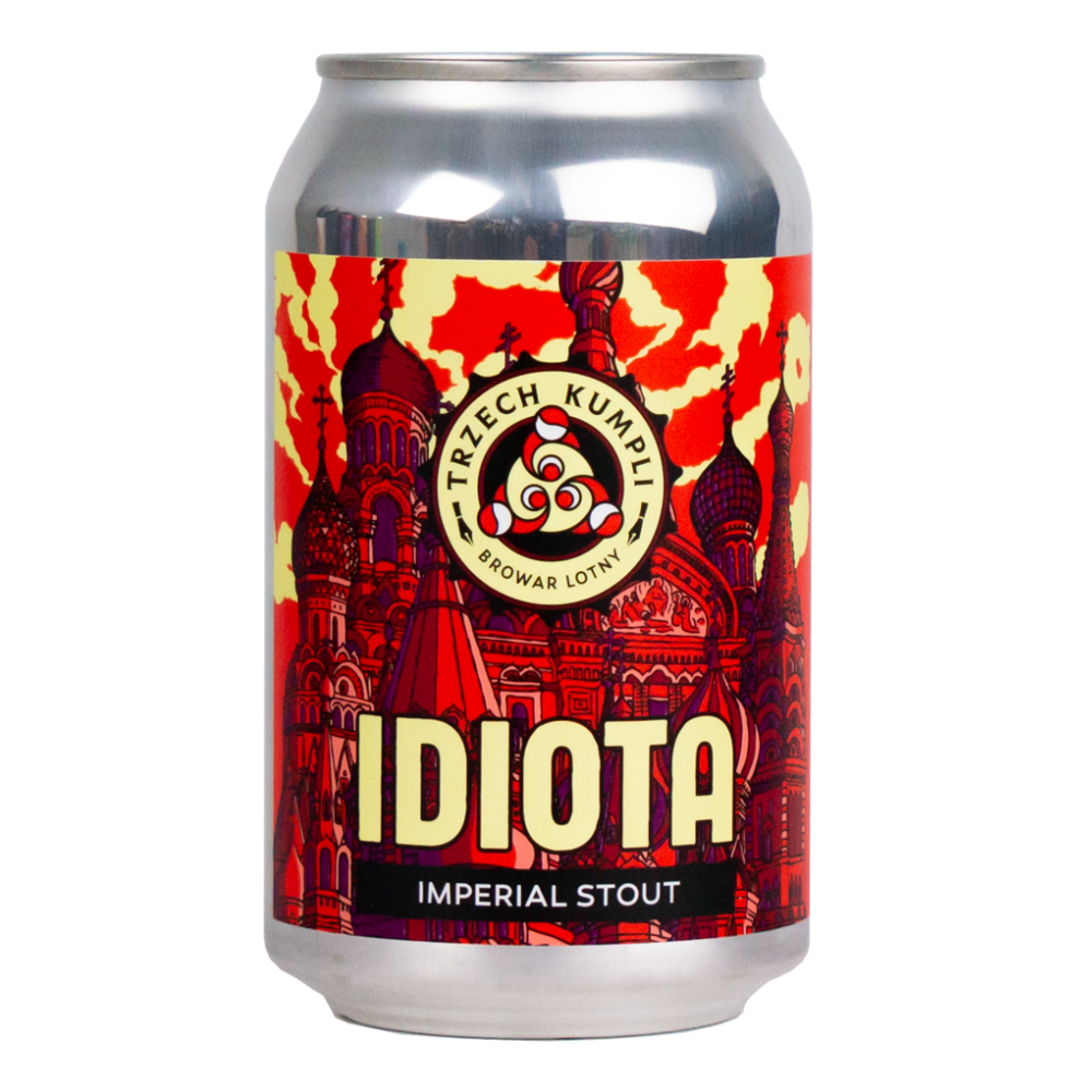Piwo Trzech Kumpli Idiota 10,5% 330 ml Puszka