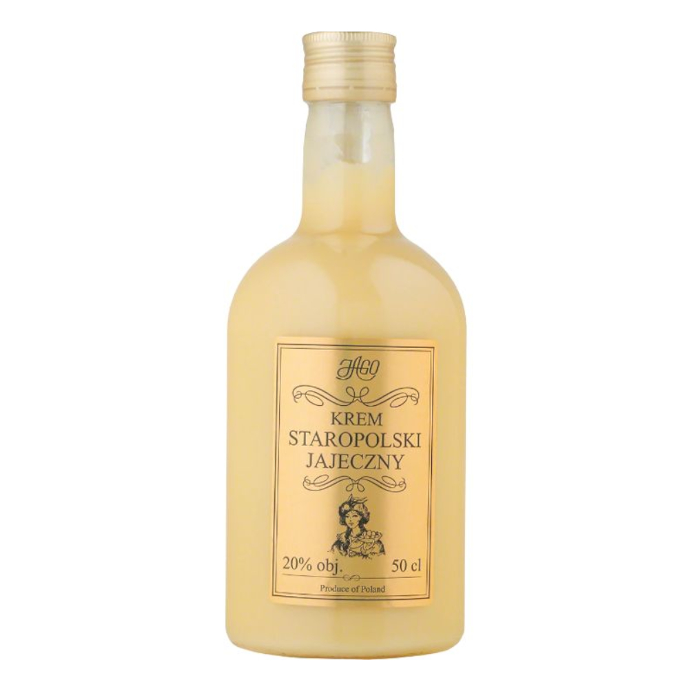Likier Staropolski Krem Jajeczny 20% 500 ml