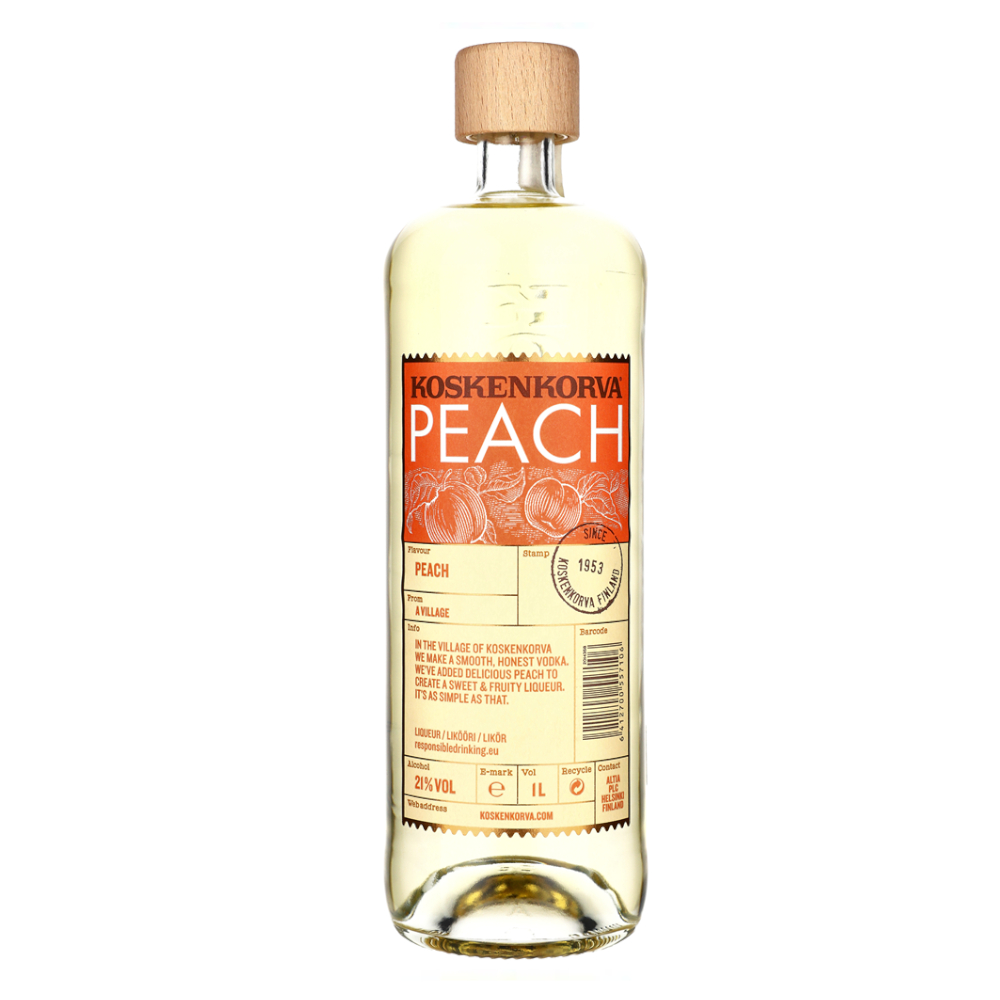 Likier Koskenkorva Peach 21% 1000 Ml