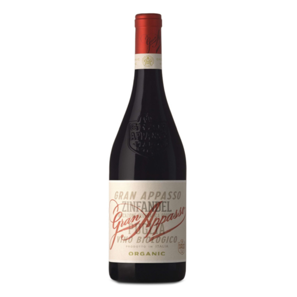 Wino Gran Appasso Zinfandel Organic 15% czerwone wytrawne 750 ml