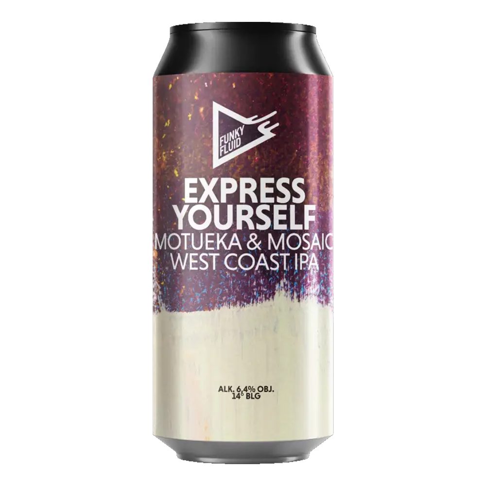 Piwo Funky Fluid Express Yourself 6,4% 500 ml puszka