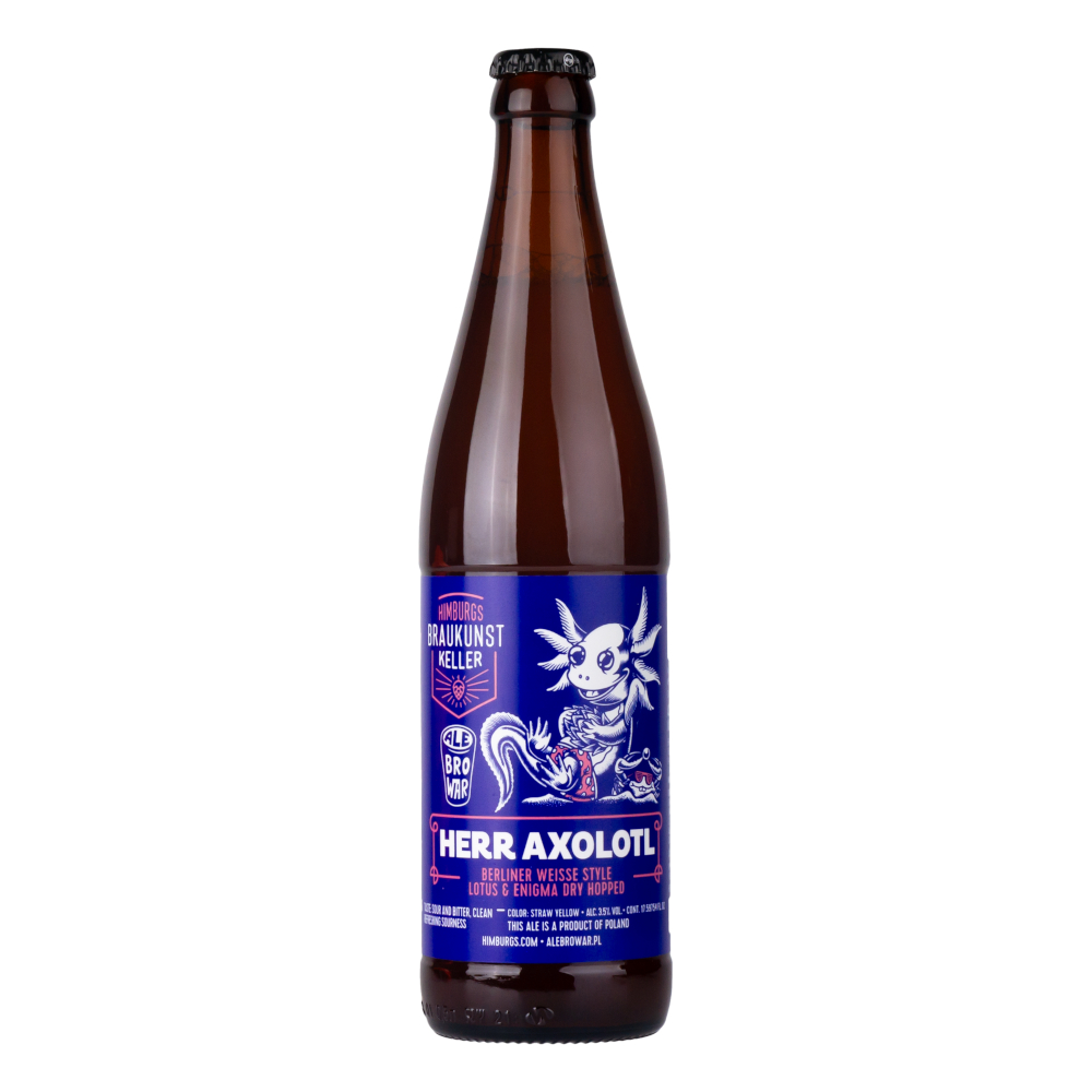 Piwo Alebrowar Herr Axolotl With Lotus & Enigma 3,5% 500 ml