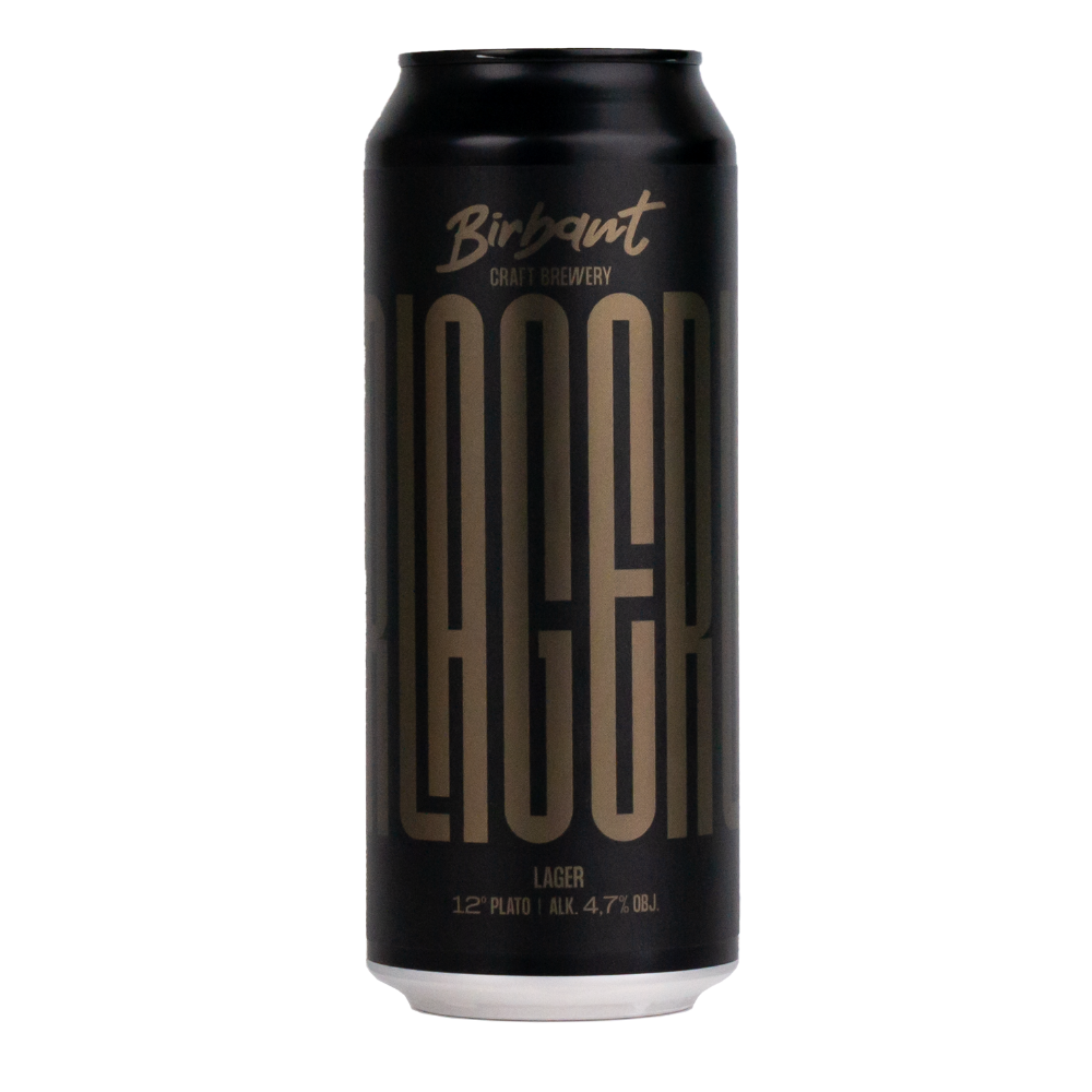 Piwo Birbant Lager 4,7% 500 ml Puszka