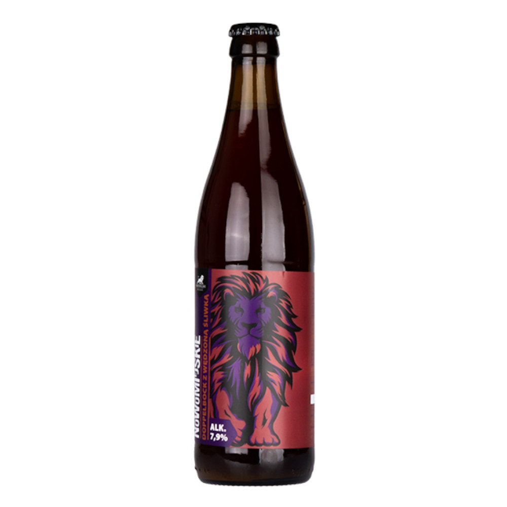 Piwo Nowomiejski Doppelbock z Wędzoną Śliwką 7,9% 500 ml