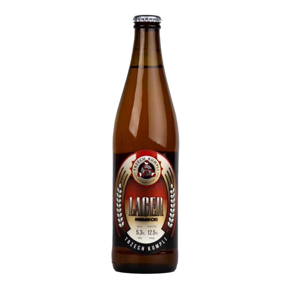 Piwo Trzech Kumpli Lager Niemiecki 5,3% 500 ml